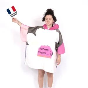 Poncho Anfibi Junior 100% Upcyclé « Mix of Islands » modèle unique