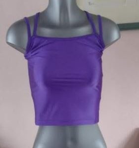 Jaxs Top long double spaghetti strap 8043597