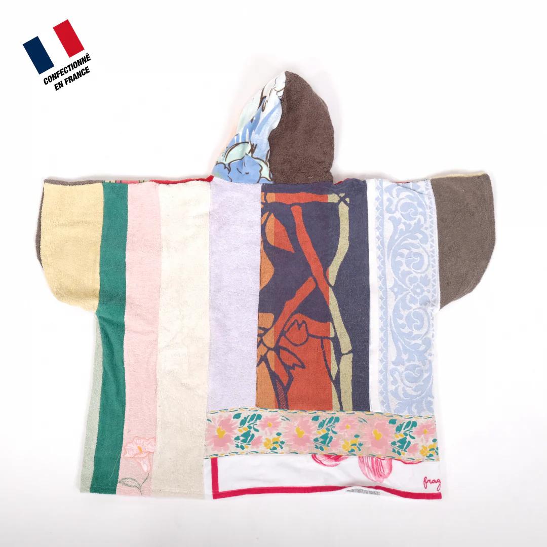 Poncho Anfibi Junior 100% Upcyclé « Bask Coca » - Modèle unique – Image 2