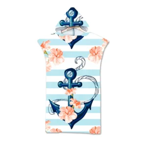 Poncho Absorbant Surf Coton