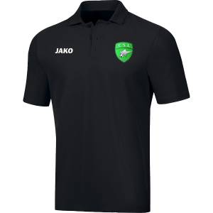 POLO SPORT COTON JAO YTEAM BASIC  NOIR