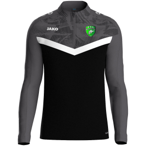 SWEAT ZIP ICONIC CLUB JAKO NOIR*GRIS