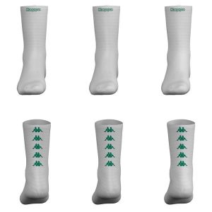 A901EB1F-411E-4CAF-B68A-EAAC21352193.jpeg PACK 3 PAIRES ELENO CHAUSSETTE SPORT blanc*vert