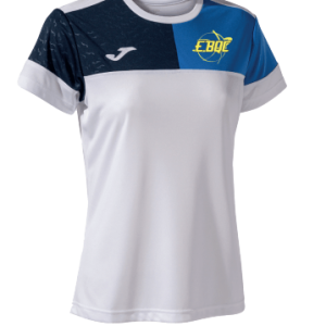 TEESHIRT CREWII BASKET JOMA BLANC*BLEU