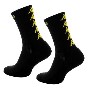 CHAUSSETTE ELENO *3 PAIRES NOIR*JAUNE