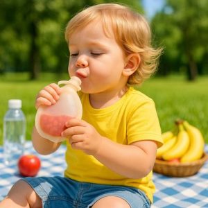 Gourde pour compote réutilisable | Alimentaire
