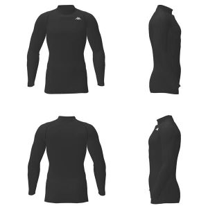 LYCRA SOUS MAILLOT ml noir adulte