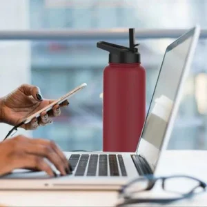 Gourde isotherme | Deux embouts