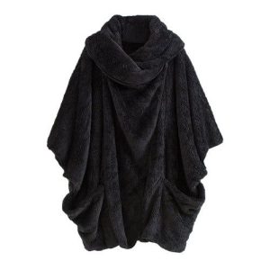 Poncho Plaid-Doux Homme