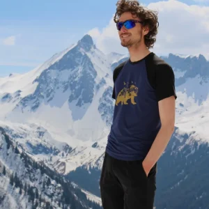 Le maillot en bois bleu/noir