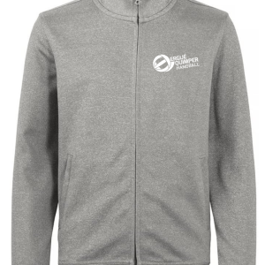 VESTE KARDIGAN SPORT BASIC GRIS ZIP ENFANT