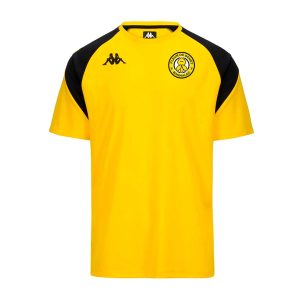 MAILLOT LORETO sport JAUNE*NOIR KAPPA enfant