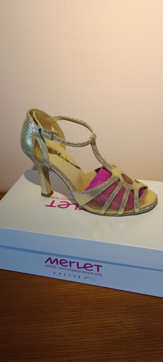 Merlet chaussure de danse de salon Myriam 1392-418