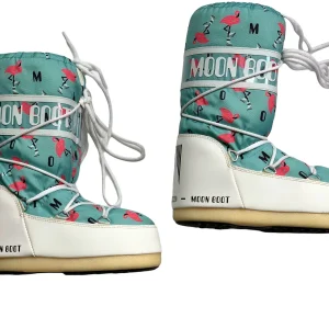Moonboots Turquoise et blanche  31-34