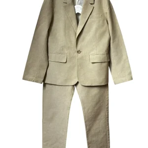 Costume Bonpoint Kaki clair 10/12 ans