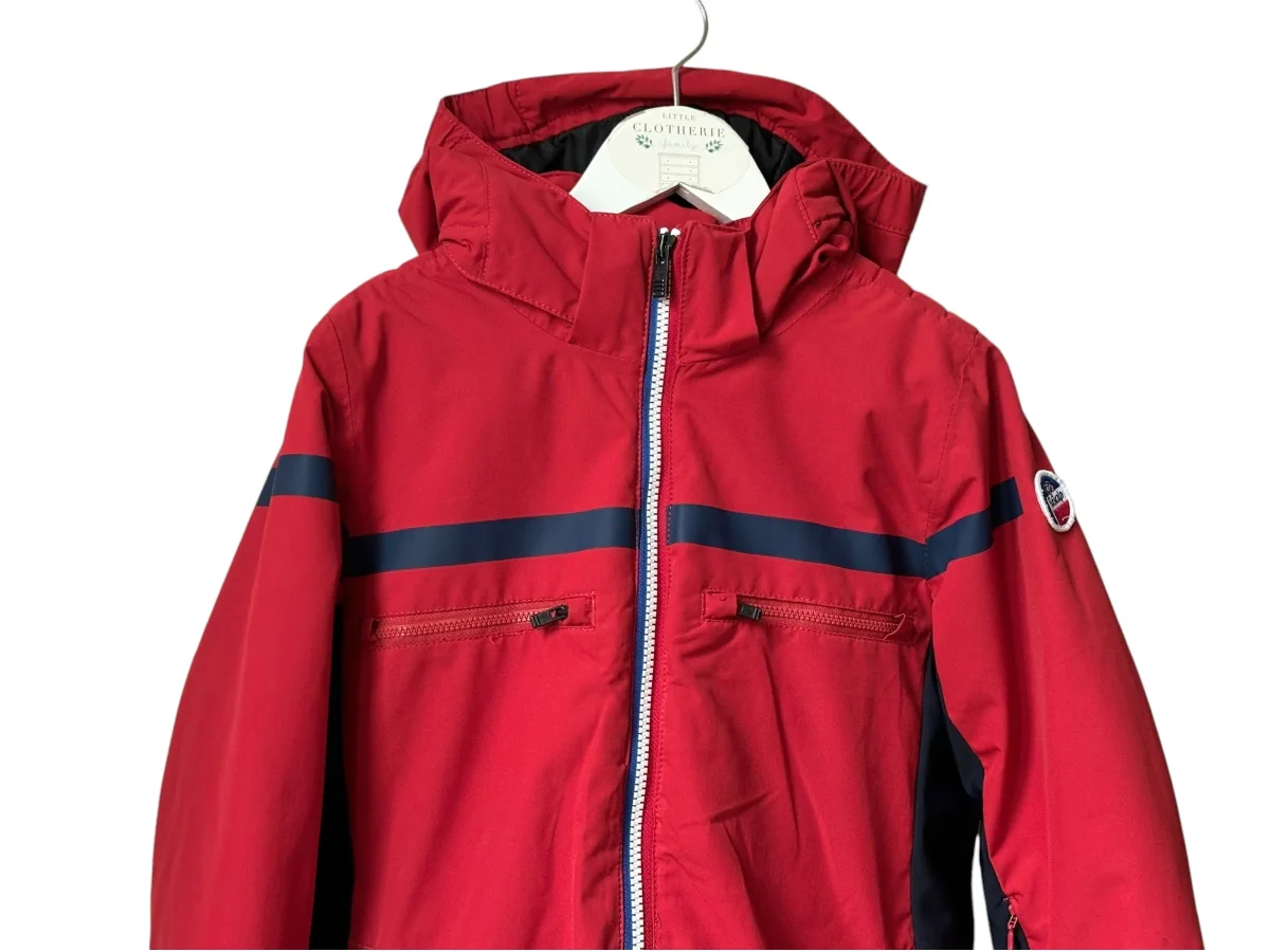 Veste ski "Gustavo" rouge Fusalp 8 ans – Image 2