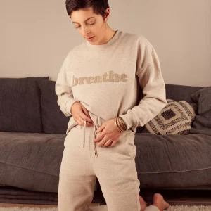 Sweat Breathe beige chiné
