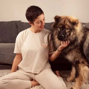 Tee-shirt Sunshine beige chiné