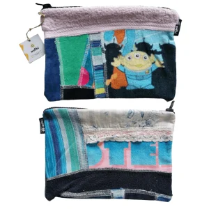 Pochette Anfibi 100% Upcyclée « Alien » - Modèle unique