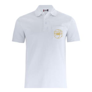 POLO BASIC POCKET MIXTE Blanc