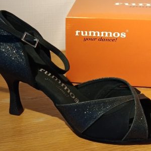 Rummos R385 glitter noir/ nubuck noir 