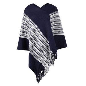 Poncho Frange Ethnique