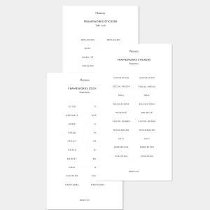 Framework stickers
