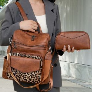 Sac à dos femme en cuir | PU Bandoulière