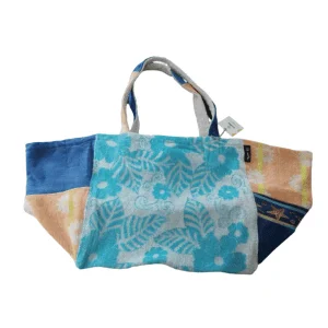 Sac de Plage Anfibi 100% Upcyclé « Flowers Stars » - Modèle unique