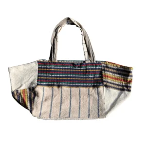 Sac de Plage Anfibi 100% Upcyclé « Stripe Color » - Modèle unique