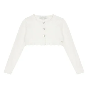 Cardigan Tartine et Chocolat craie tricot 10 ans