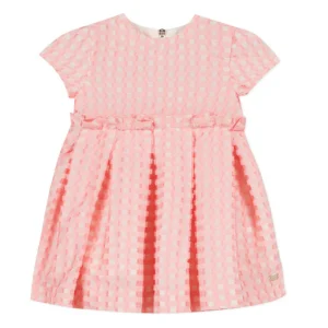 Robe Tartine et Chocolat rose nude jacquard 4 ans