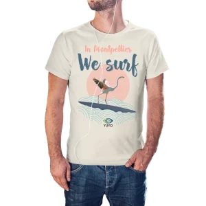 Tshirt - In Montpellier we surf