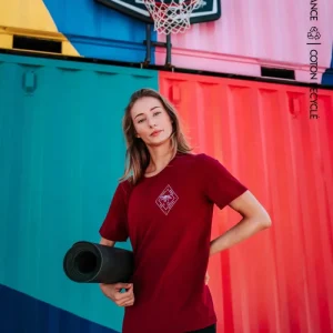 AFTER TEE - Tee-shirt recyclé & made in France [granate]