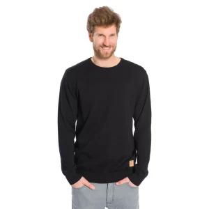 Pull noir Homme en coton bio