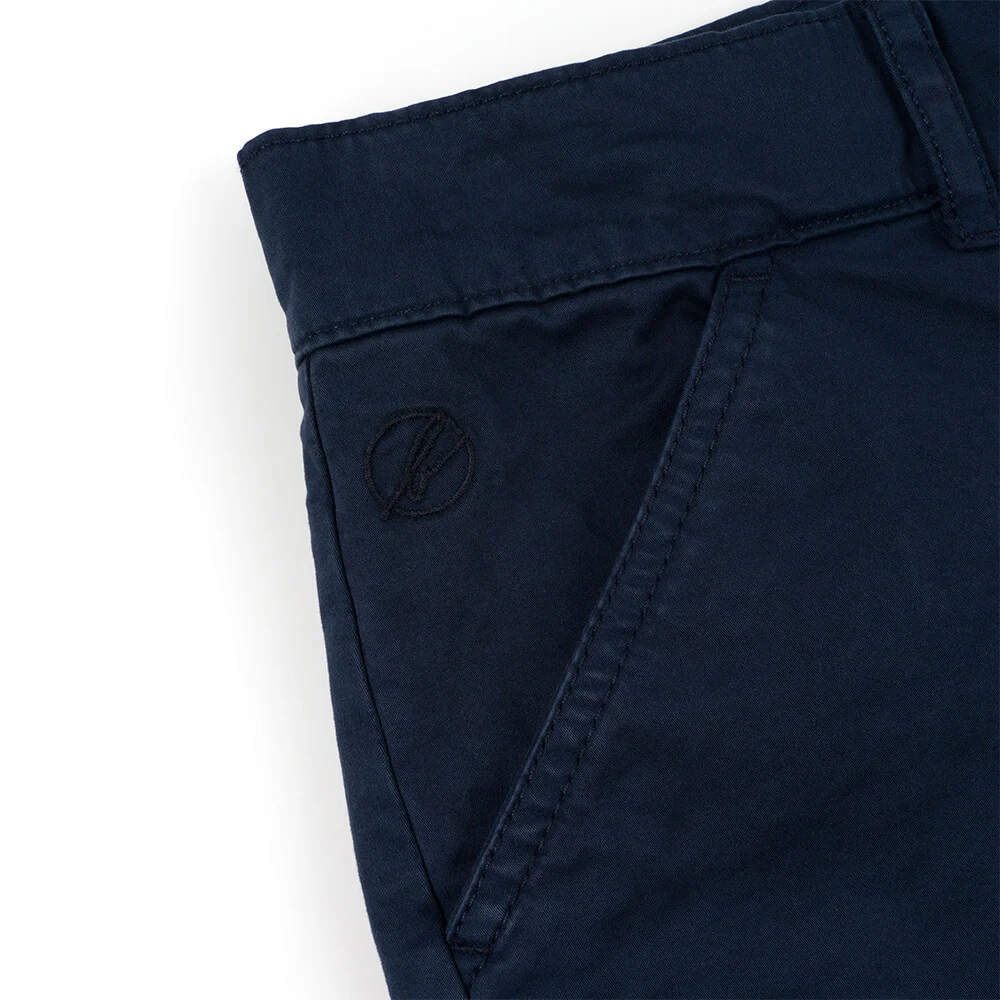 Short Bleue Marine Femme coton bio certifié GOTS – Image 3