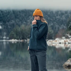 Sweat Femme Bleu Marine en coton bio