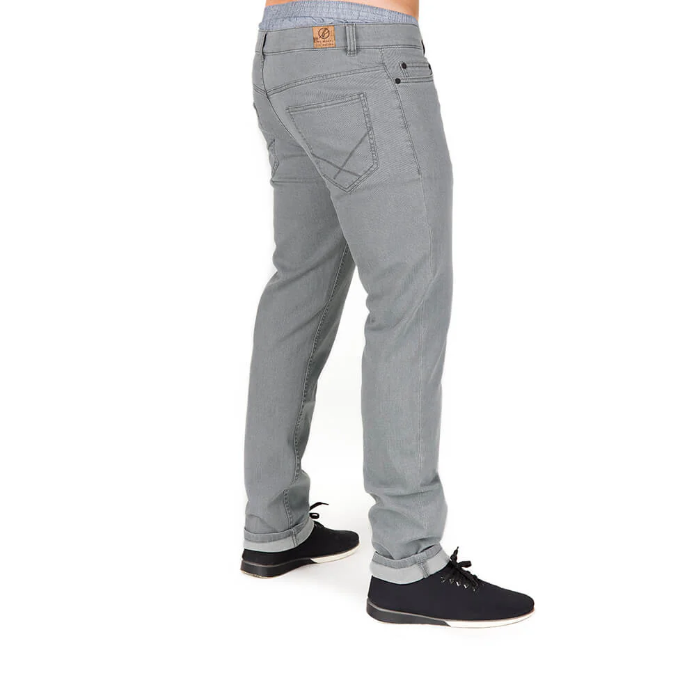 Jean Gris Homme coton bio, recyclé et fibres de cellulose – Image 2