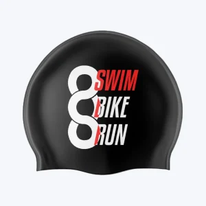 Bonnet de bain — Swim Bike Run — Noir