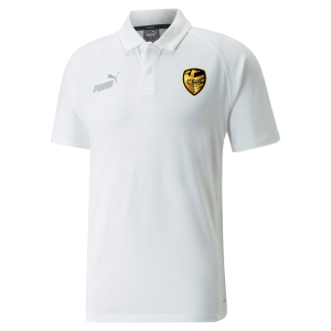 TeamFINAL Casuals Polo Ad blanc