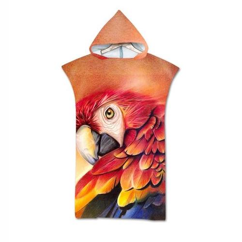 Poncho Capuche-Microfibres Surf