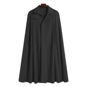 Poncho Élégant-Long Homme