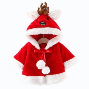 Poncho Renne-Noël Bébé