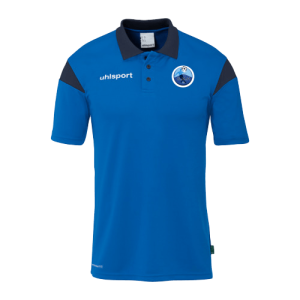 POLO SQUAD27  UHLSPORT ROYAL*NOIR ADULTES