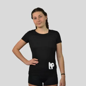 Tee-shirt « CHARVET NP» Femme Noir