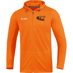 VESTE RUNNING CAPUCHE JAKO ORANGE FEMME