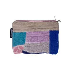 Tiki pochette 100% upcyclée « Purple Stripes » modèle unique