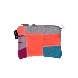 Tiki pochette 100% upcyclée « Fluo » modèle unique