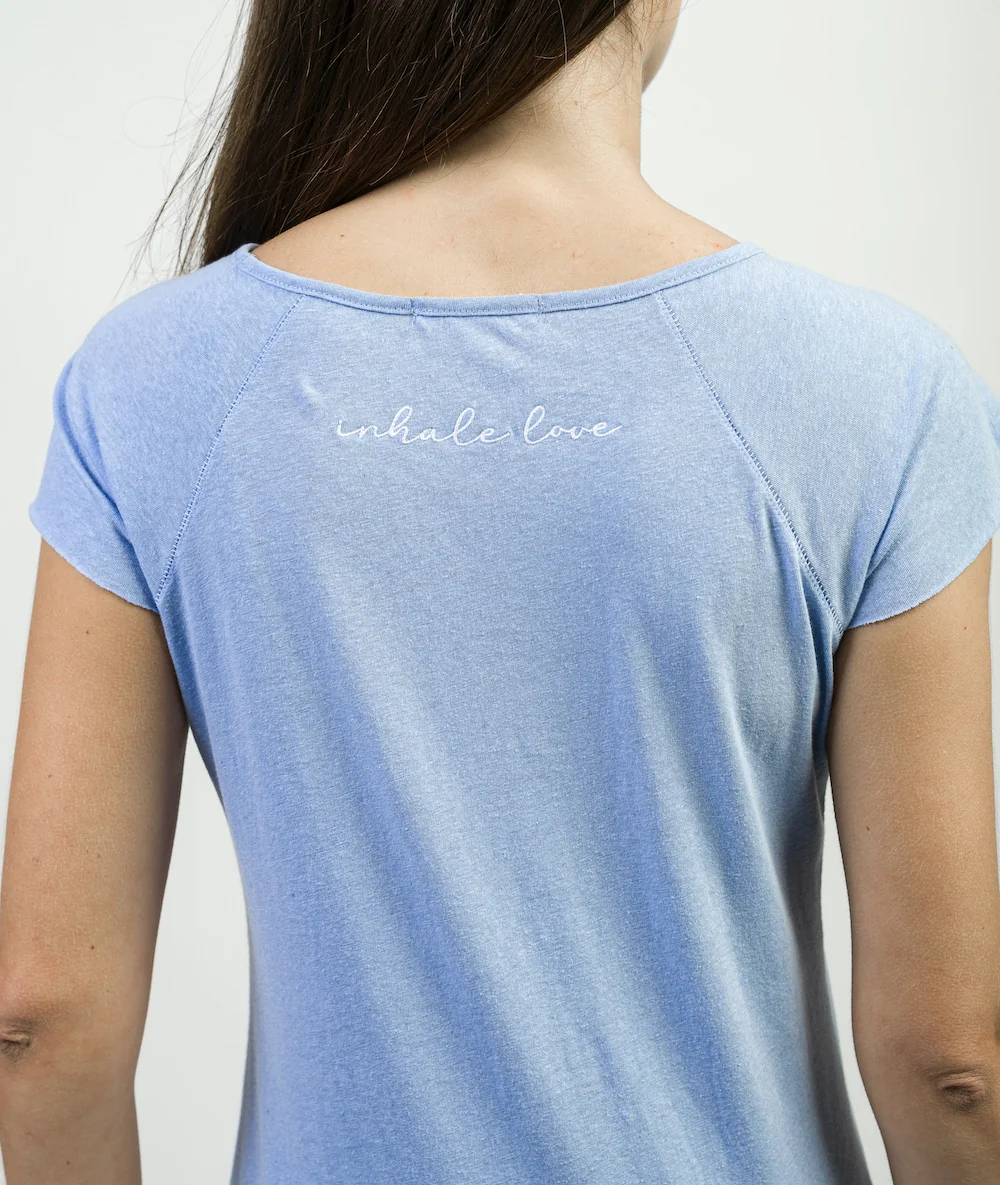 SAYA - Tee-shirt en coton lin – Image 3