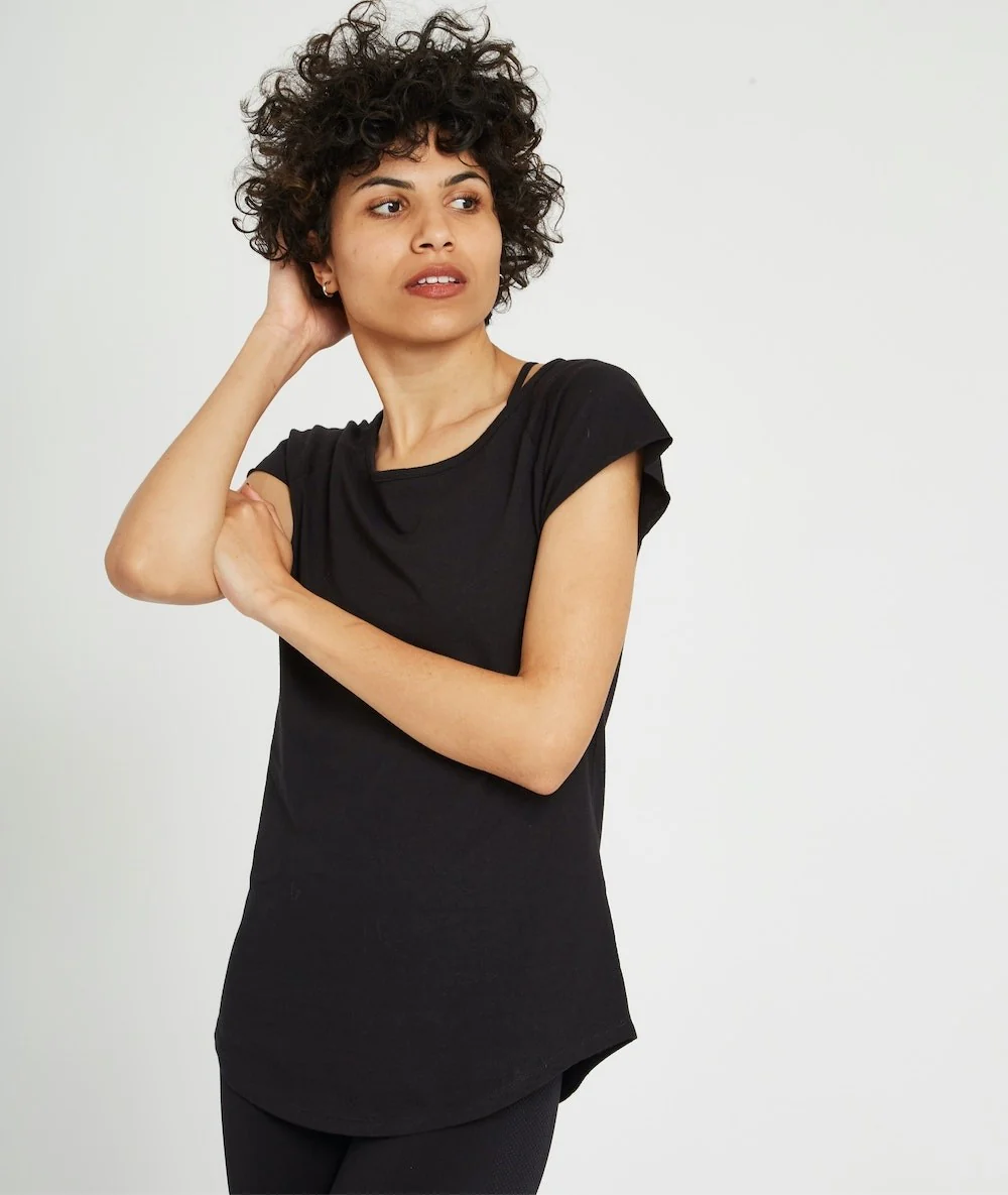 SAYA - Tee-shirt en coton lin – Image 6